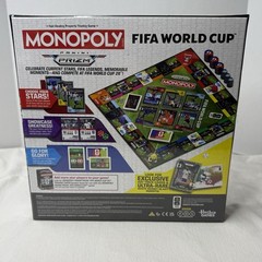 Hasbro Monopoly Panini Prizm FIFA World Cup Board Game with Official Trading