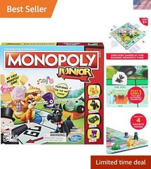 Junior Board Game for 4 Players, Ages 5 and up Amazon Exclusive