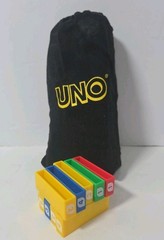 Lot of 5 Travel Size Games UNO, Hi-Q, Tumbling Tower & More Portable Games