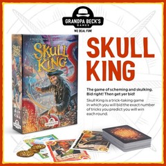 Grandpa Beck’s Games Skull King – The Ultimate Pirate Trick Taking Card White