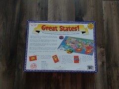 Great States Educational Board Game – Test Landmarks, Locations, Capitals, etc.