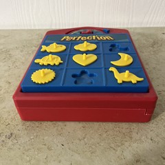 Hasbro Travel Perfection Game Beat the Clock Match Shapes For Parts