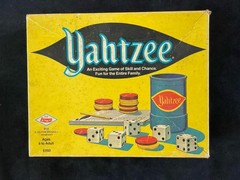 Vintage 1973 Original Yahtzee Dice Family Board Strategy Game E.S. Lowe Co #950