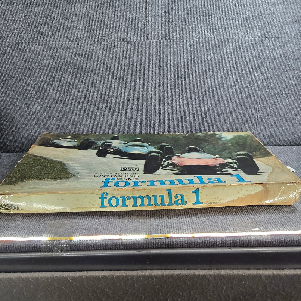 Parker Brothers Formula 1 Car Racing Game Vintage Board Game Complete