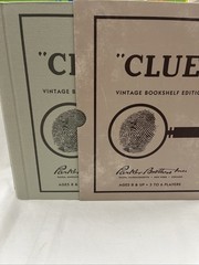 Clue Vintage Bookshelf Edition Deluxe Collectible Linen Book Board Game NEW