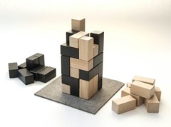 Blocks Steffen Spiele Holzspielzeug Familienspiel Logikspiel Legespiel Strategie