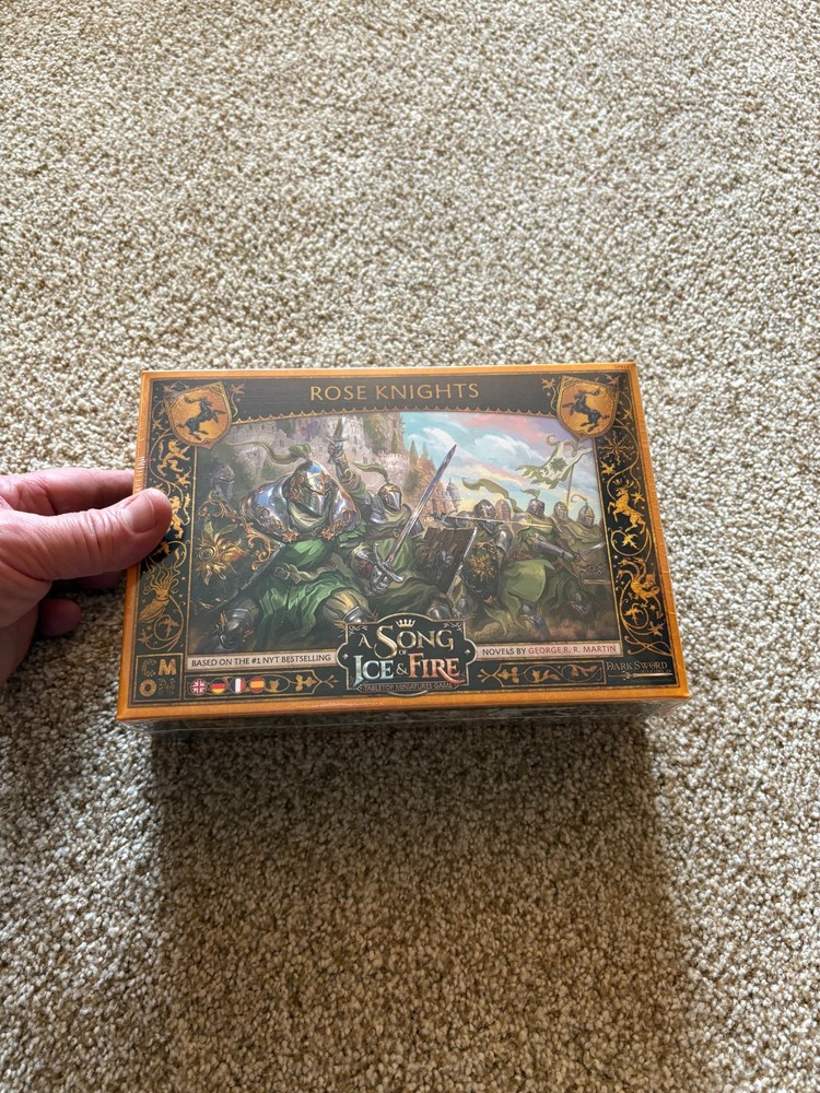 CMON A Song of Ice & Fire House Baratheon Rose Knights Unit Box New – ASOIAF