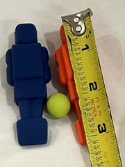 Table Top Soccer Kit Mobile Pencil Topper Play Anywhere Red and Blue Player