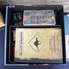 Waste Knights 2nd Ed Board Game Kickstarter All-In Big Box Post-Apoc Complete