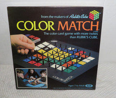 Vintage 1982 Ideal COLOR MATCH Board Game From RUBIKS CUBE COMPLETE *MINTY*