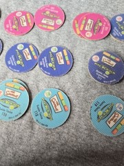 The Simpsons Pickers Lot Of 102 Pogs Tazos Magic Box 2005 Espanol / Ingles
