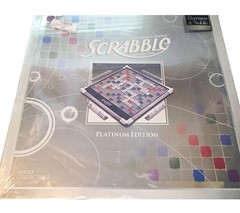 Hasbro Scrabble Platinum Edition Board Game Rotating Board B&N Exclusive 2010 **