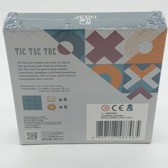 Tic Tac Toe Game HB3F 5.5 x 5.5 Inches Squared Wooden Pieces NEW SEALED