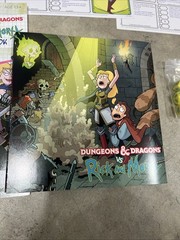 Dungeons And Dragons VS Rick And Morty D&D Tabletop Role Playing Game -COMPLETE!