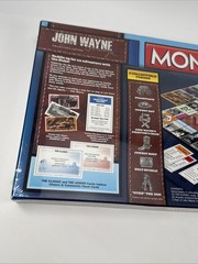 Monopoly John Wayne Collector’s Edition Board Game SEALED New in Box Complete