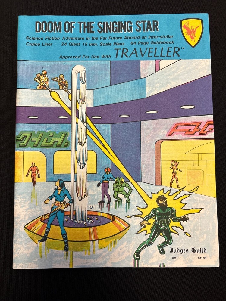 Judges Guild – Doom of the Singing Star – Science Fiction Adventure (SEALED)