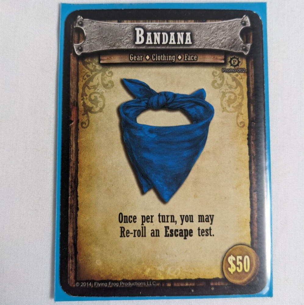SHADOWS OF BRIMSTONE Board Game BANDANA PROMO 002 FFP