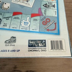 Sealed Columbia-Opoly Board Game Late For The Sky Tennessee