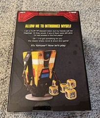 Borderlands CL4P-TP Yahtzee NIB Claptrap Pandora