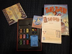 Tiki Topple Board Game from Gamewright 2008 Complete