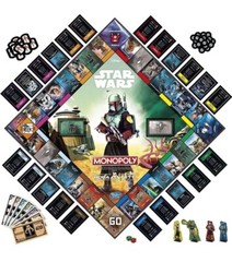 Star Wars Monopoly Boba Fett Edition Board Game 2022 Movie Figures Memorabilia