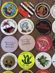 Lot Of 147 Original 90s Pogs All Hawaiian Milk Caps Advertising + W/ Trov Case