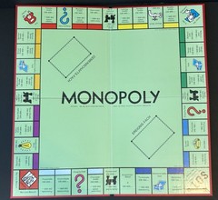 Vintage MONOPOLY Game GERMANY/German All Wooden Pieces Complete 60s