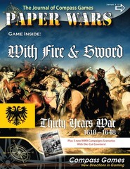 COMPASS GAMES PAPER WARS #111 WITH FIRE & SWORD: THE THIRTY YEARS WAR NISW ⚔️