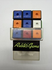 Vintage 1982 Ideal Corp RUBIK’S GAME Peg Toy Complete: Cube, Original Box, Rules