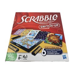 2010 Scrabble Crossword Game Switch-Up 6 Scrabble Games 2-4 Players