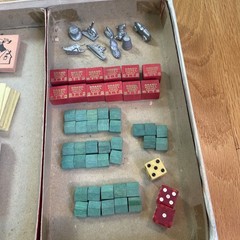 Monopoly White Box Set by Parker Brothers INC 1946, 2-8 players of ages 8-adult