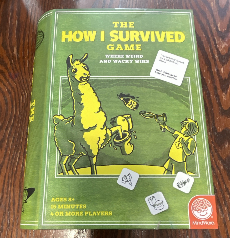 New MindWare The How I Survived Game Humor Card Game w/ Timer Ages 8+ 4+ Players