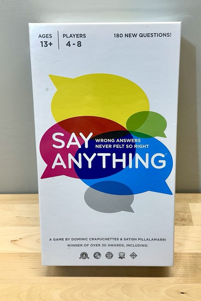 “Say Anything” Wrong Questions Never Felt So Right Game 180 Questions NEW