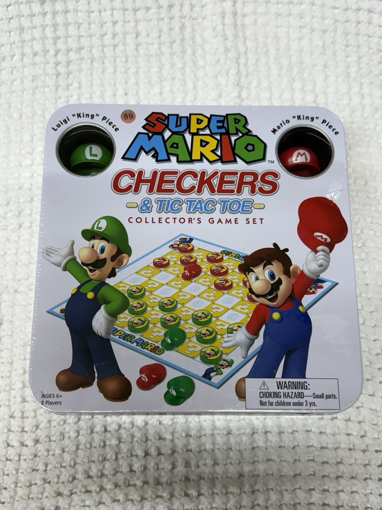 Super Mario Checkers Collector’s Edition, NEW, SEALED