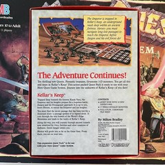 1990 Hero Quest & Kellar’s Keep Quest Pack • Milton-Bradley • Fantasy Board Game