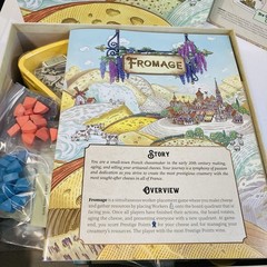 FROMAGE & FORMAGGIO BOARD GAME BUNDLE retail ed. english r2i Complete LIKENEW!