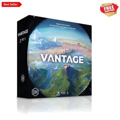 Vantage by Jamey Stegmaier – Immersive 1-6 Player Strategy Board Game Adventure