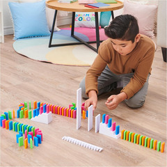 Spin Master Games, Lily Hevesh H5 Domino Creations 100-Piece Neon Dominoes Set,