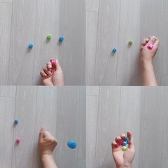 [Random] Korean Traditional Play Game Gonggi Jack Stone Pebbles Set (2 Sets)