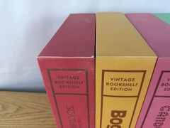 Vintage Linen Bookshelf Game Edition 5 Pack Bundle WS Game Company Open Box