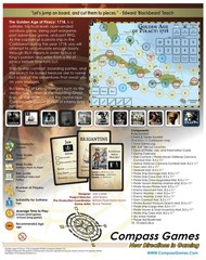 Compass Games Golden Age of Piracy: 1718 2025 Reprint NISW Fast Shipping
