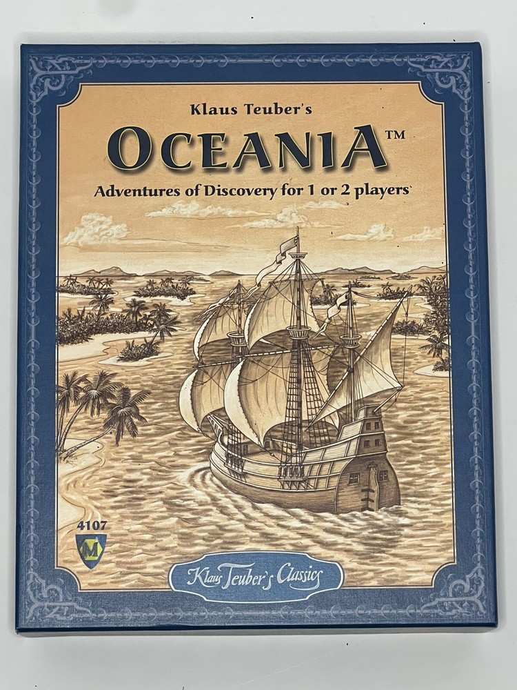Oceania Board Game Klaus Teuber Mayfair Games – Unpunched