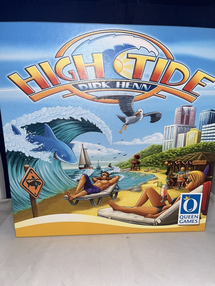 High Tide Dirk Henn Board Game By Queen Games – 100% complete