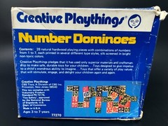 Creative Playthings Number Dominoes First Game One to Four Players USED