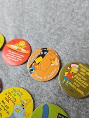 The Simpsons Pickers Lot Of 102 Pogs Tazos Magic Box 2005 Espanol / Ingles