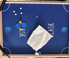 KLASK Board Game An Epic Magnetic Battle 2-player Kids Adults Denmark Complete