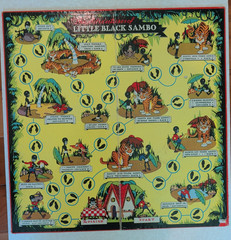 Adventures of Little Black Sambo 1945 Board Game BOARD ONLY Cadaco Ellis USA