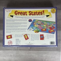 Great States Board Game International Playthings 1999 Geography Complete