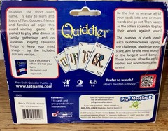 SET Enterprises Quiddler Word Game Over 20 Best Game Awards! 1-8 Plyrs COMPLETE