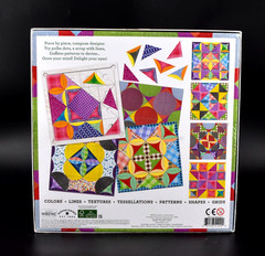 eeboo Patchwork Pattern Tiles Quilt Pieces Game Creative Play Matching Design